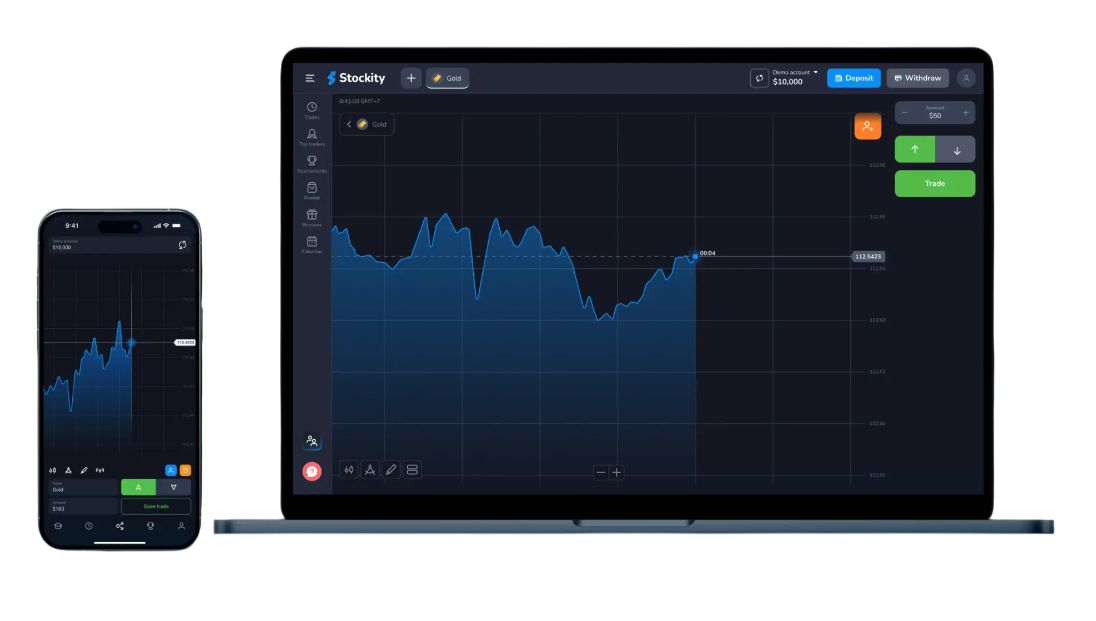 Stockity para pc, que es la app Stockity
