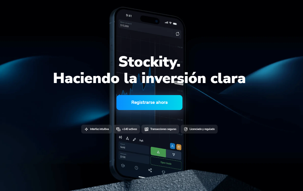 Stockity login, Stockity iniciar sesión